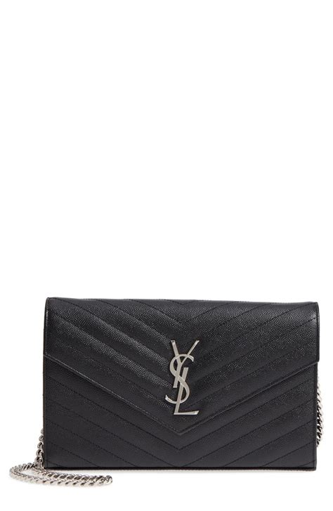 ysl chain wallet powder|ysl wallet nordstrom.